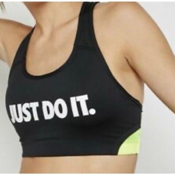 Nike Just Do It Dr Fit Sports Bra - Picture 1 of 5